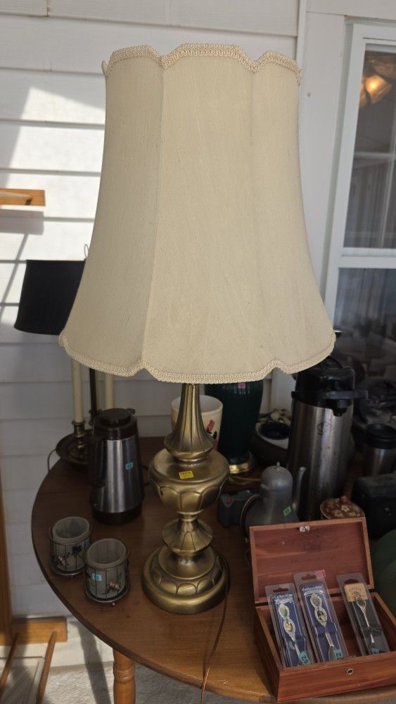 Vintage Brass Lamp