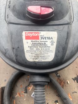 Dayton 3VE18A Wet/Dry Vacuum