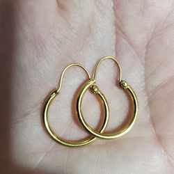 14k Gold Hoop Earrings