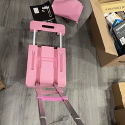 New-Folding Hand Truck,Foldable Dolly Cart With Wheels,500LB Heavy Duty Luggage Cart,6-wheel convenient Hand Truck,2 fixing ropes & 1 extra big storag