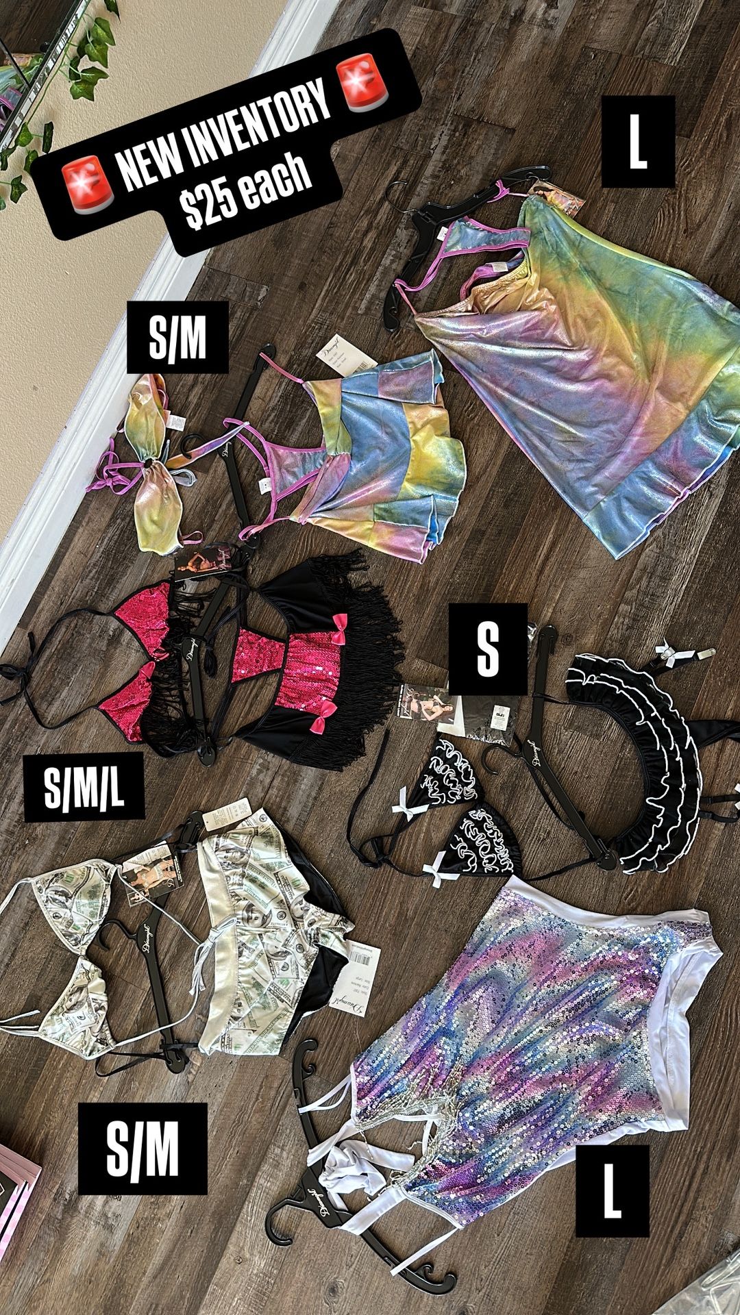 Dancer outfits / Halloween Costumes / Stripper Pole Dance