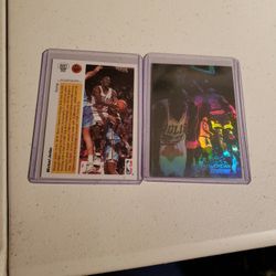 2 Card Lot Michael Jordan Hologram Cards