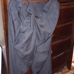 Pants Men's Dress Suit Straight Leg Size;48 X29
