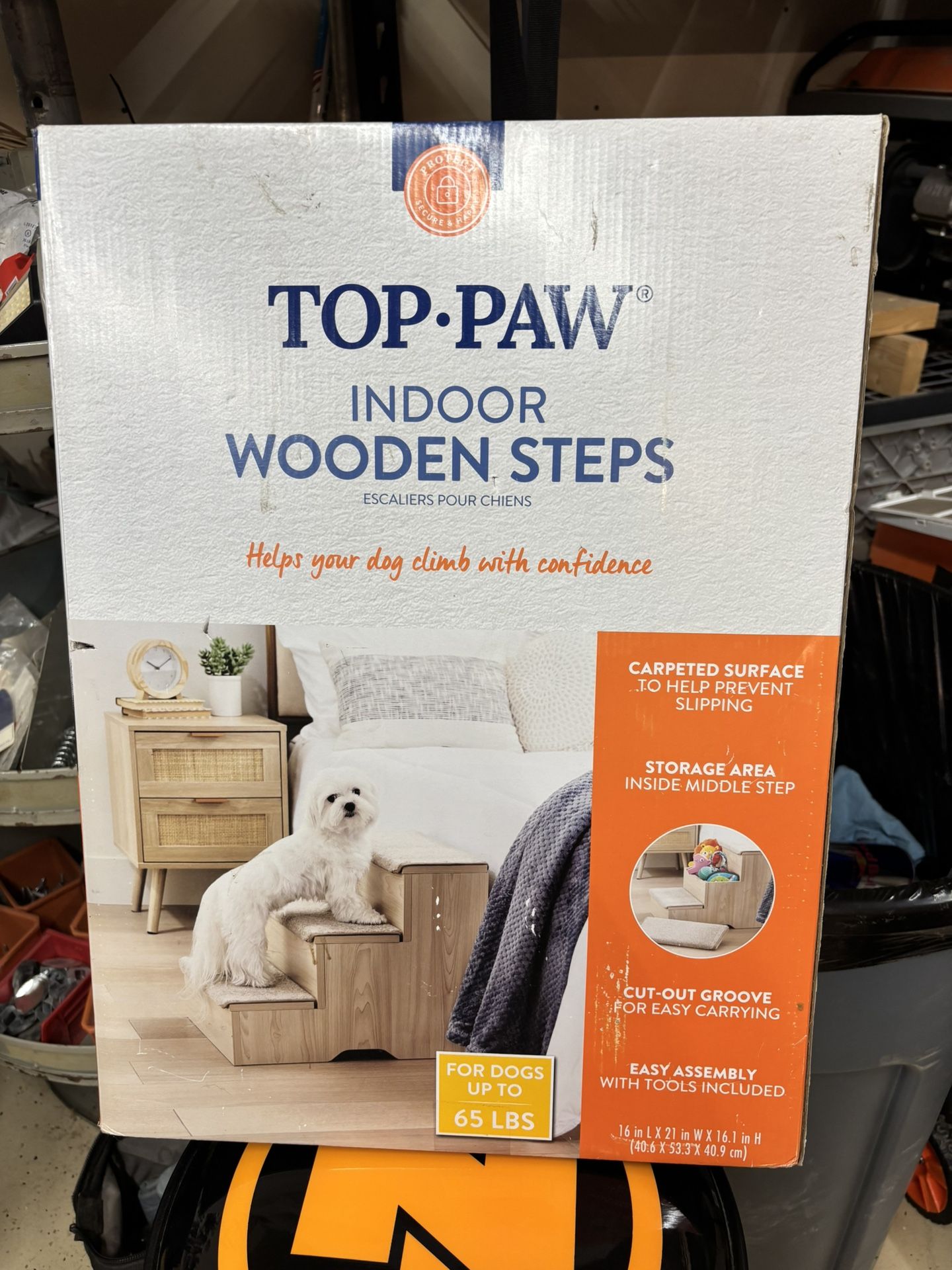 Top Paw® Indoor Wooden Steps With Storage