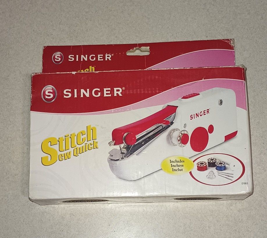 máquina de coser portátil manual Singer Stitch Sew Quick
