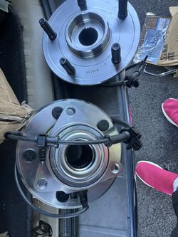 PAROD 515113 Pair Front Wheel Bearing & Hub Assembly Compatible with 2006 2007 2008 Dodge Ram 1500 w/ABS 5Lugs 