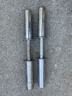 pair of Olympic Dumbbell Handles