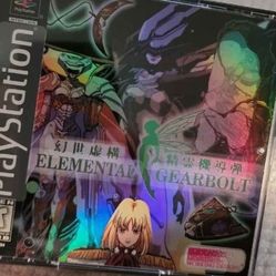 Elemental Gearbolt PS1 CASE/MANUAL Only