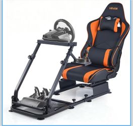 Racing game wheel stand