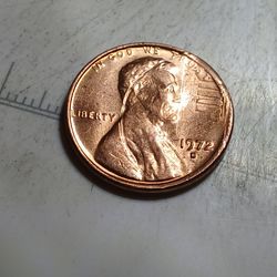 ✨️‼️ RARE 1972 D Lincoln Cent (Penny) MAJOR die clash error coin ‼️✨️
