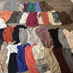 Womens Size Medium Sweater/shirt/vest/tank Top Bundle