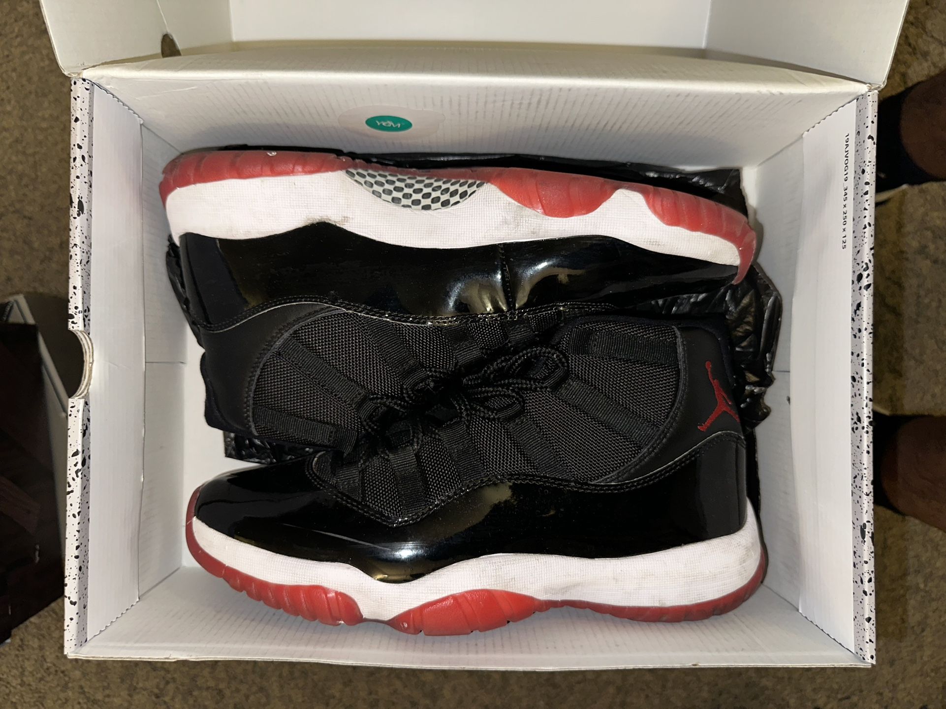 Jordan 11 Bred Size 10