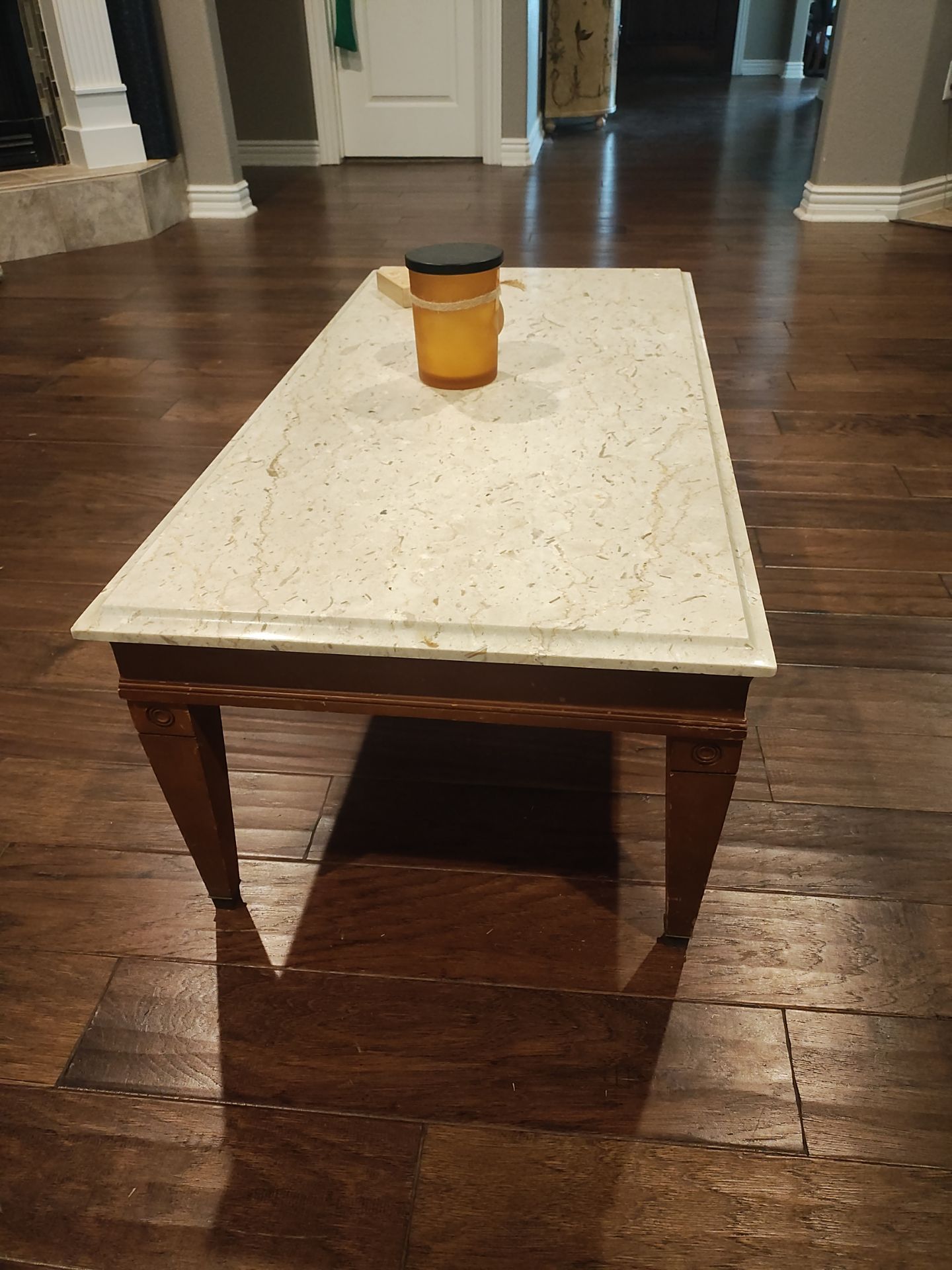 Marble coffee table