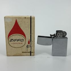 Vintage Zippo Lighter Chrome 
