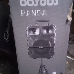Karaoke Speaker Brand New In The Box With Microphone 