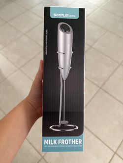SimpleTaste Handheld Milk Frother with Stand