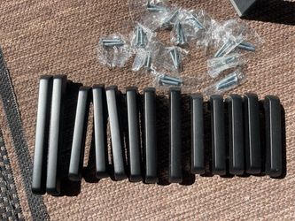 Matte Black Cabinet Drawer Pulls Set