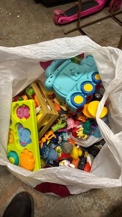 Mixed bag of toys