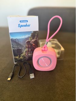 Pink Bluetooth Waterproof Speaker