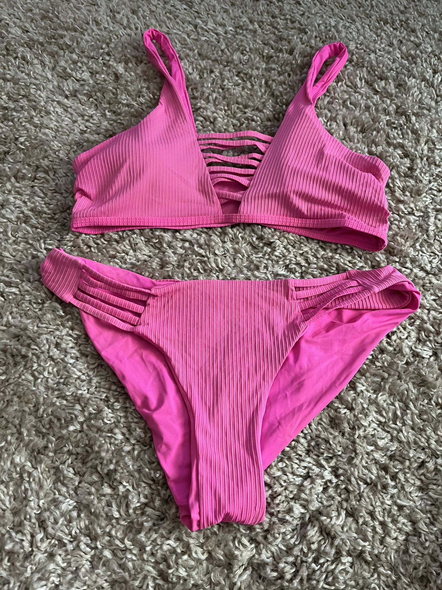 Pink 2 Piece Swimsuit 