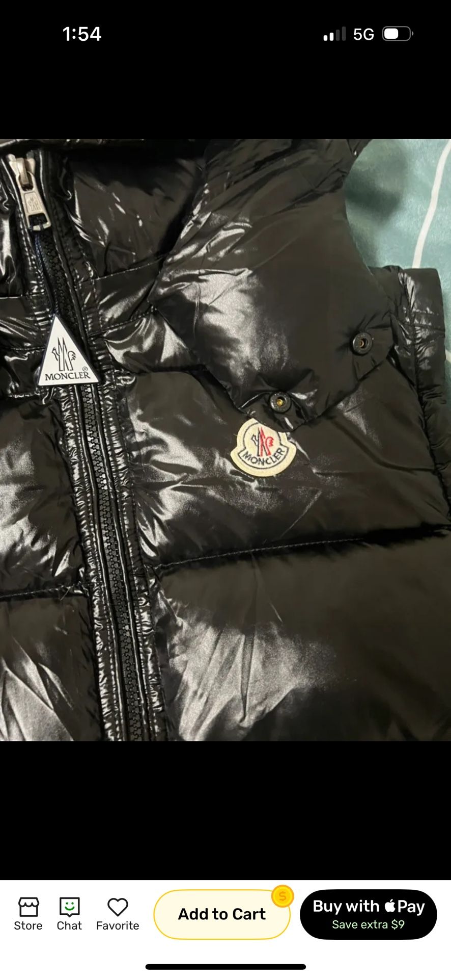 Authentic Monclear Black Vest