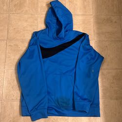 Blue Nike hoodie