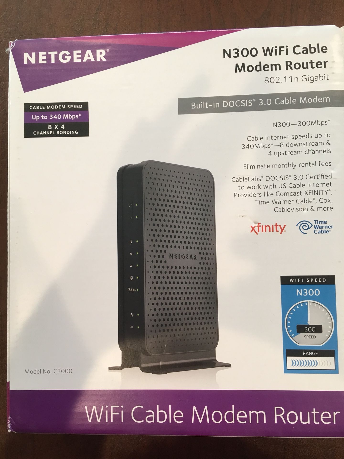 Netgear WiFi Cable Modem Router