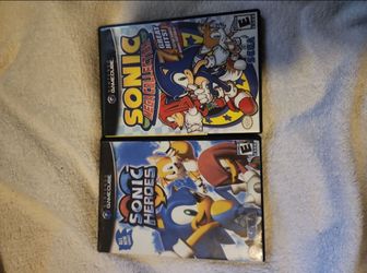 Sonic Heroes & Sonic Mega Collection Gamecube