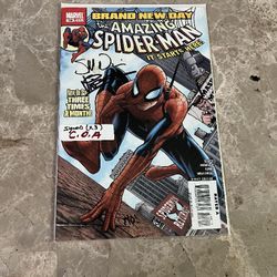 Amazing Spider-Man 546 Signed By Steve Mcniven, Dexter Vines, And Morry Hollowell