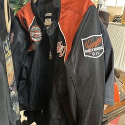 Harley Davidson Womens 3 in 1 Cora Motorcycle Jacket Coat Sz L.