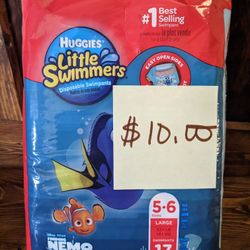 Huggies Little Swimmers Size 5 Diapers $10