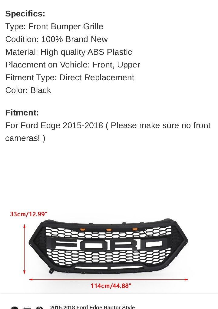Ford Raptor Grille