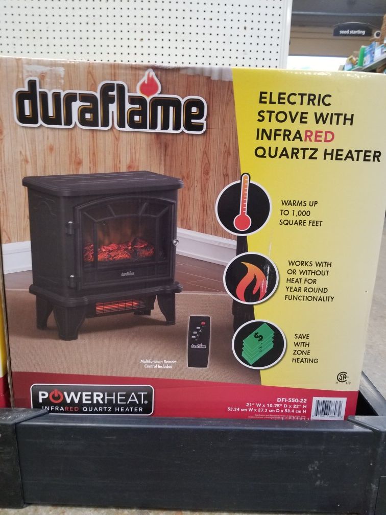 Duraflame Infrared Quartz Heater Black 91HM100-04 for Sale in Clackamas, OR  - OfferUp