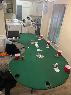 Used poker table!
