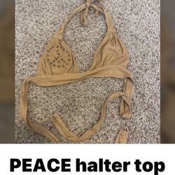PEACE Halter top