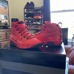 Jordan 9 Retro Chile Red Men’s Size 8