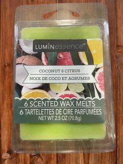 Luminessence Coconut & Citrus Scented Wax Melts