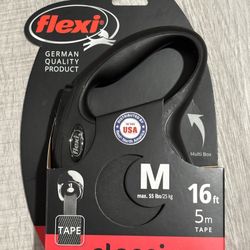 New FLEXI Classic Tape Retractable Dog Leash – 16 ft.