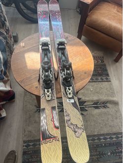 Liberty skis with hybrid touring binding
