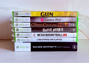7 Xbox 360 Games (Protective Sleeved Cases)