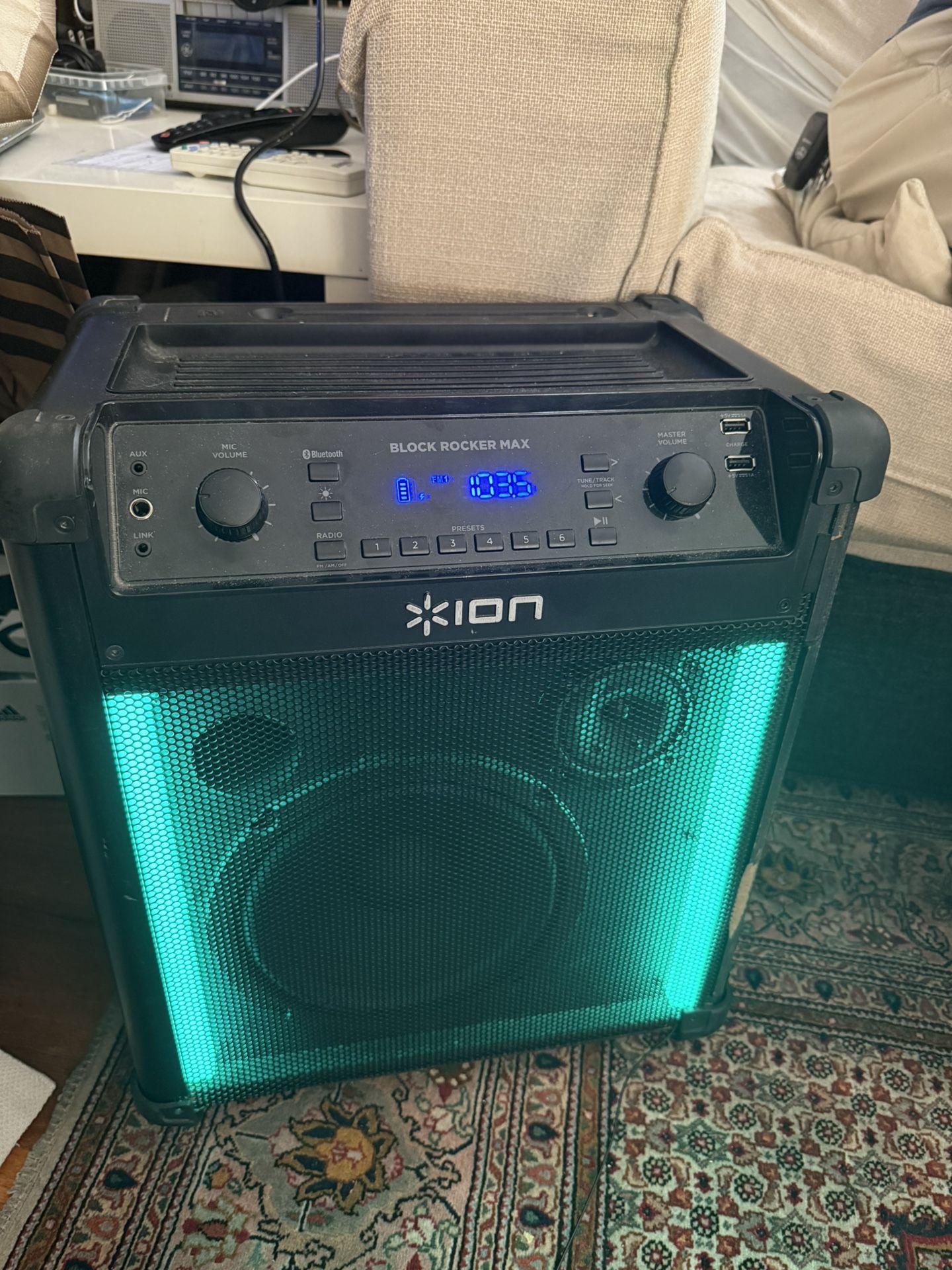 Speaker With Bluetooth And Radio