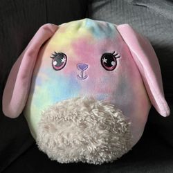 Squishmallows Candy The Rainbow Tie Tye Dye Bunny 8 inch Plush Toy Kelly Toy