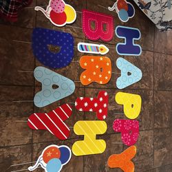 Happy birthday Yard Letters