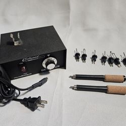 Colwood detailer woodburning kit with 8 removable tips and 1 fixed tip