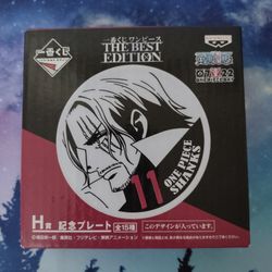 One Piece Collectible Plate Ichiban Kuji The Best Edition Shanks Edition