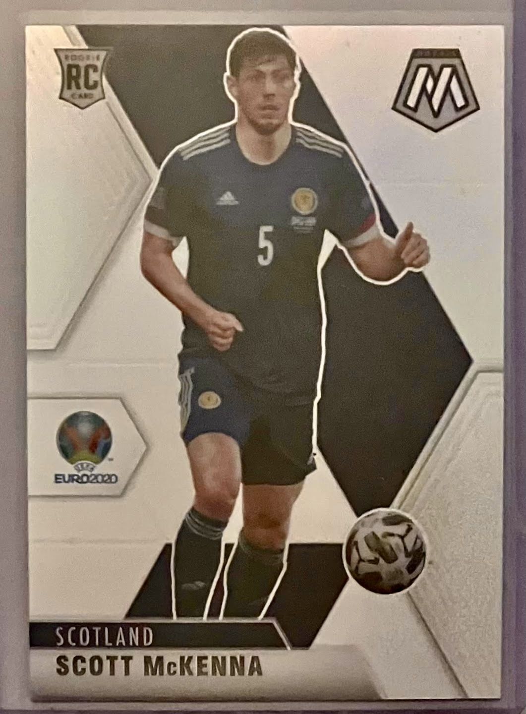 2021 Panini Mosaic UEFA Euro SCOTT McKENNA RC Silver PRIZM #80 Scotland