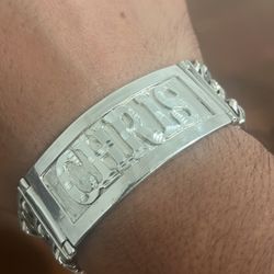 Solid Sterling Silver Bracelet 