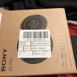 All Black Sony XS-R16 Speaker 