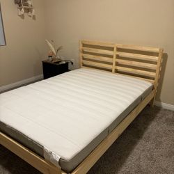 Full Size Bed Frame + Mattress 
