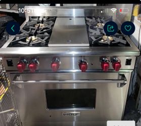 36 Inch Wolf Oven With Charbroiler 1800$ OBO